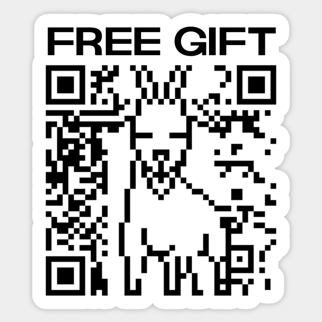 QR GOAT Sticker by Lehjun Shop